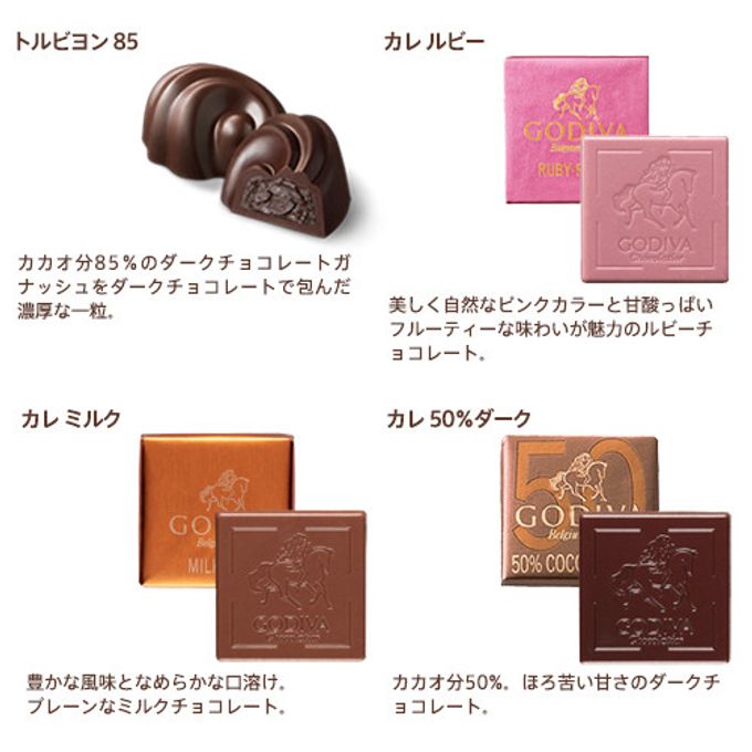 【GODIVA】ハート オブ ゴールド コレクション（13粒入） 6