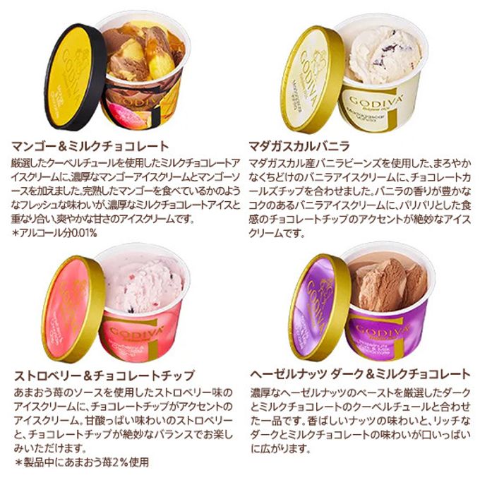 【GODIVA】【送料込】アイス アソートコレクション(12個入​) 3