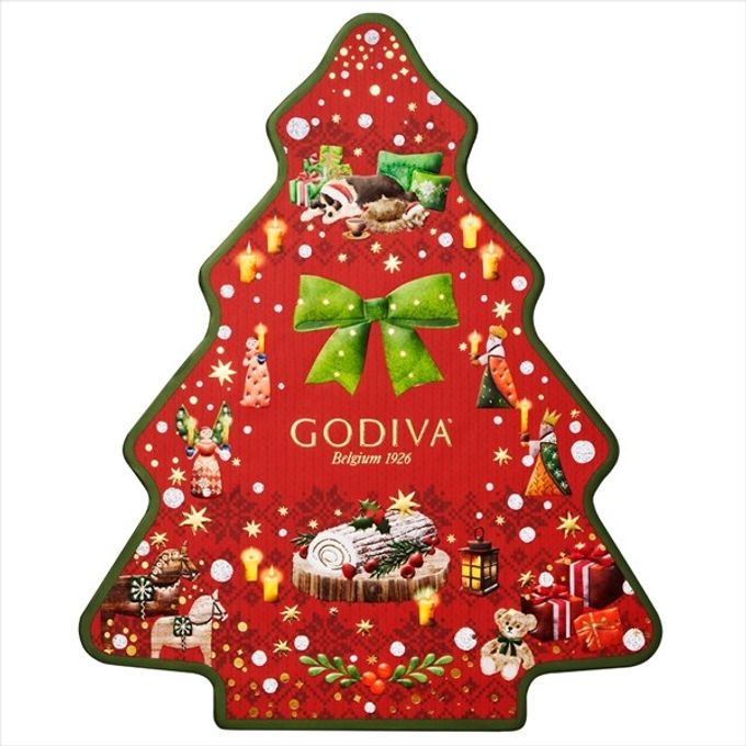 【GODIVA】ブッシュ ド ノエル ツリー セレクション（10粒入） クリスマス2025 4