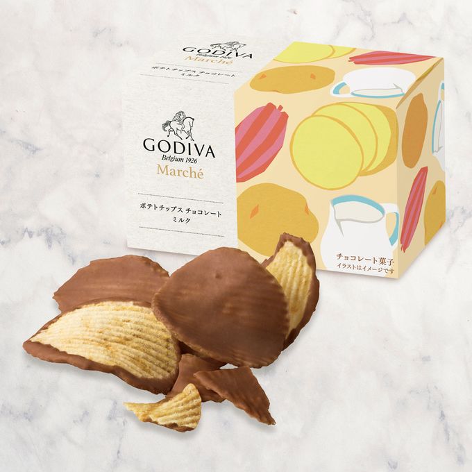 【GODIVA】ポテトチップス チョコレート ミルク 2