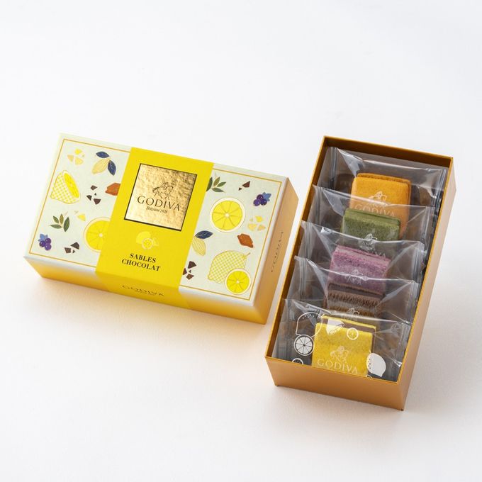 【GODIVA】サブレショコラ 瀬戸内レモン アソートメント（5個入） 2