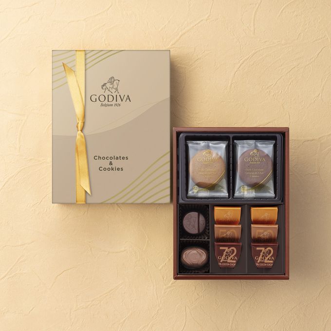 【GODIVA】チョコレート&クッキー アソートメント（チョコレート8粒入/クッキー4枚入）