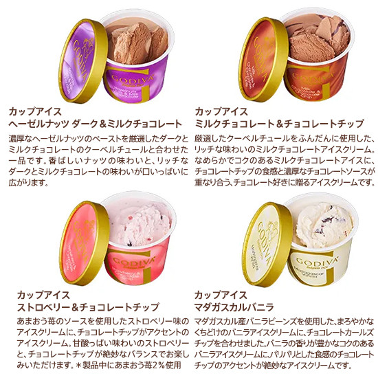 GODIVA】【送料込】アイス シーズナルコレクション（8個入） （GODIVA