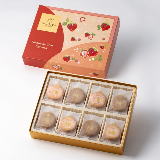 【GODIVA】あまおう苺ラングドシャクッキー アソートメント（30枚入）バレンタイン2026 1