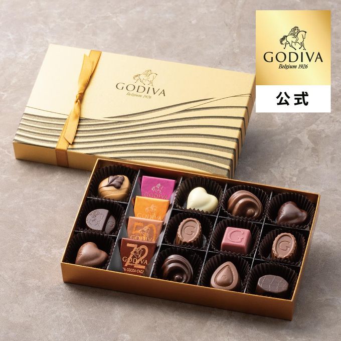 【GODIVA】ハート オブ ゴールド コレクション（16粒入）  1