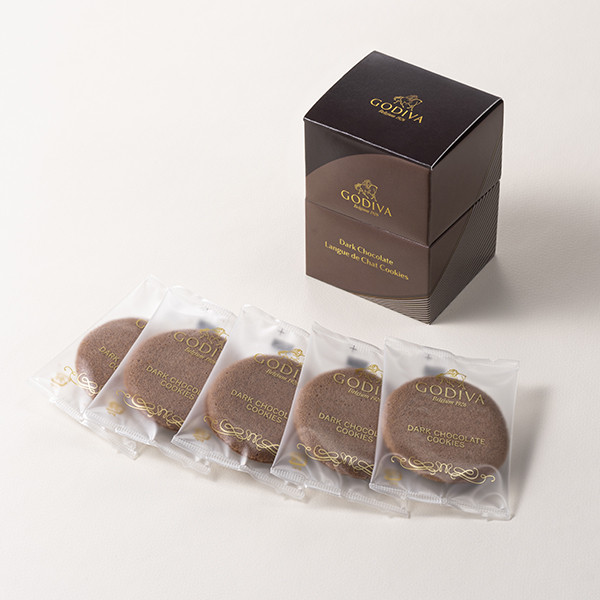 GODIVA】ダークチョコレート ラングドシャクッキー (5枚入) 母の