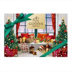 【GODIVA】ブッシュ ド ノエル カレアソートメント（6枚入） クリスマス2025 2