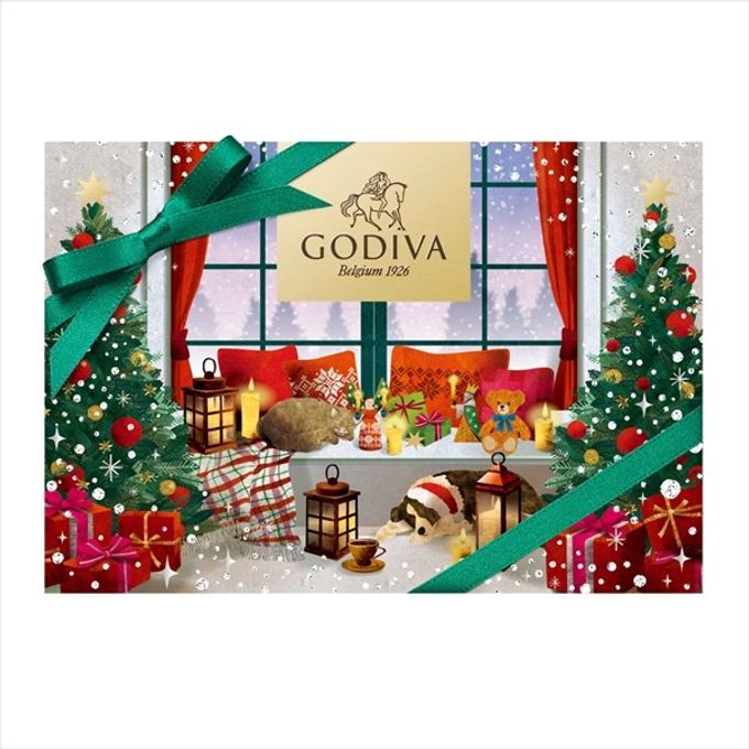 【GODIVA】ブッシュ ド ノエル カレアソートメント（6枚入） クリスマス2025 2