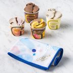 【GODIVA】カップアイス 120ml（4個入）+ くっつく保冷クロスセット 父の日2026 1