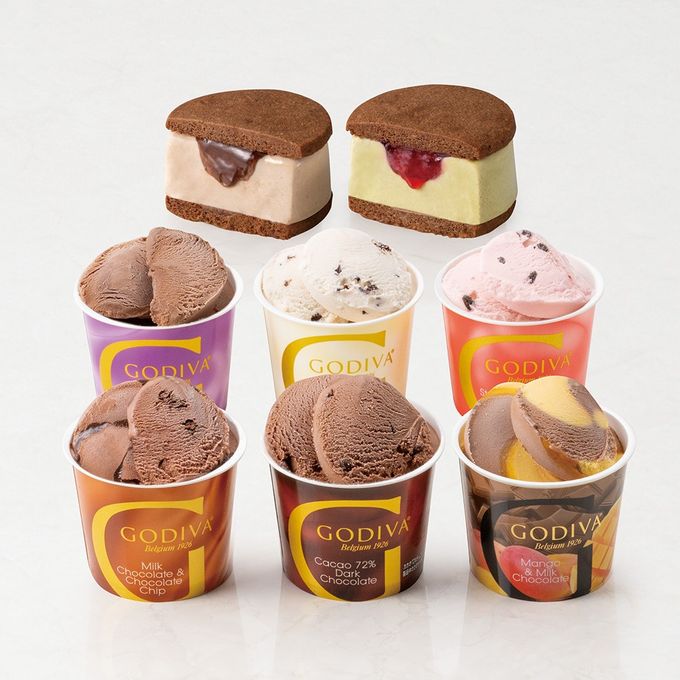 【GODIVA】カップアイス&サンドアイス（8個入​）父の日2026 3