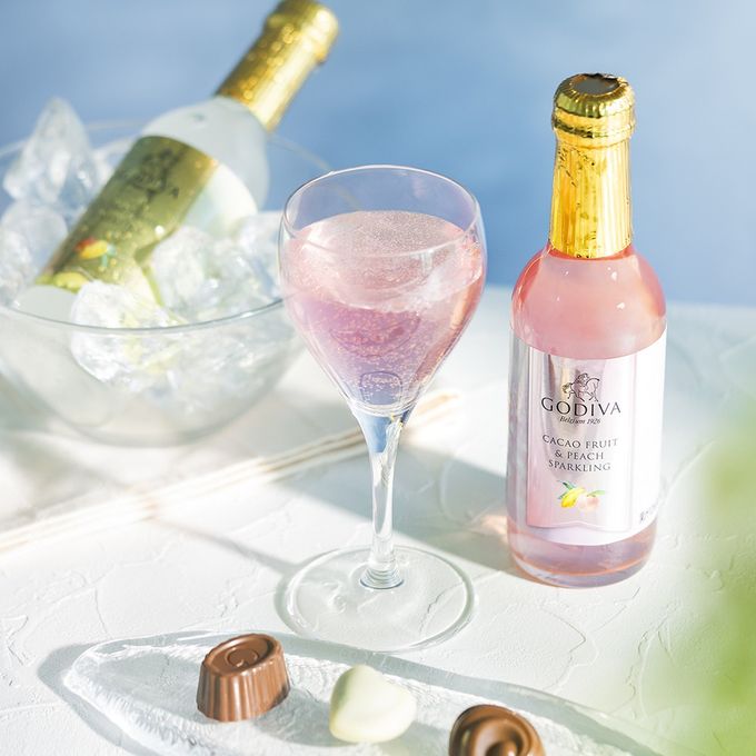 【GODIVA】カカオ フルーツ スパークリング ピーチ（245ml） 2