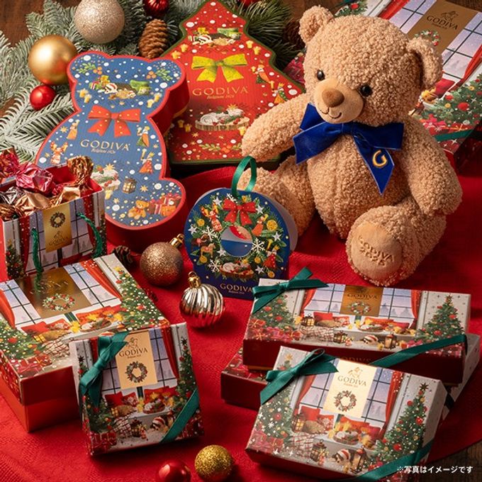 【GODIVA】ブッシュ ド ノエル ツリー セレクション（10粒入） クリスマス2025 3