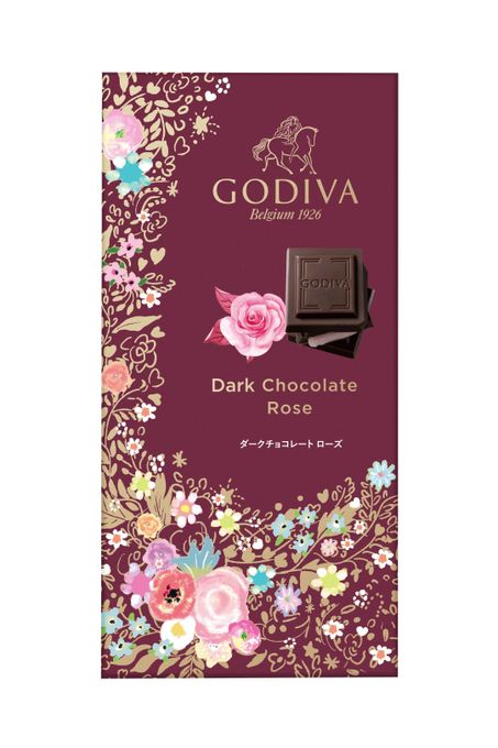 【GODIVA】ブーケ ド ゴディバ タブレット ダークチョコレート ローズ​ 3