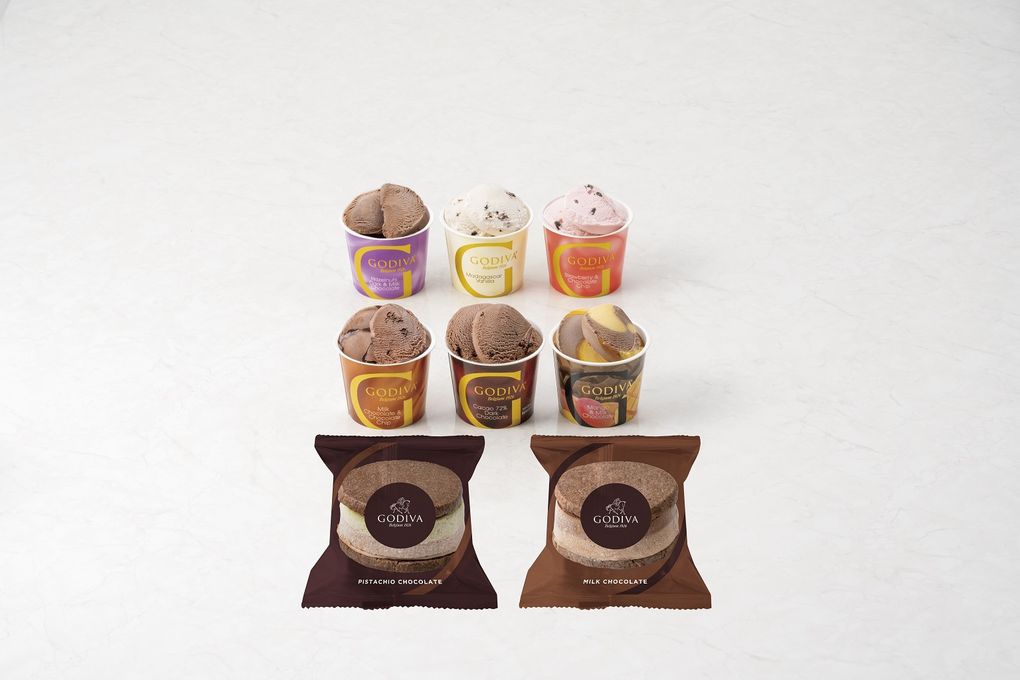 【GODIVA】【送料込】カップアイス&サンドアイス(8個入) 2
