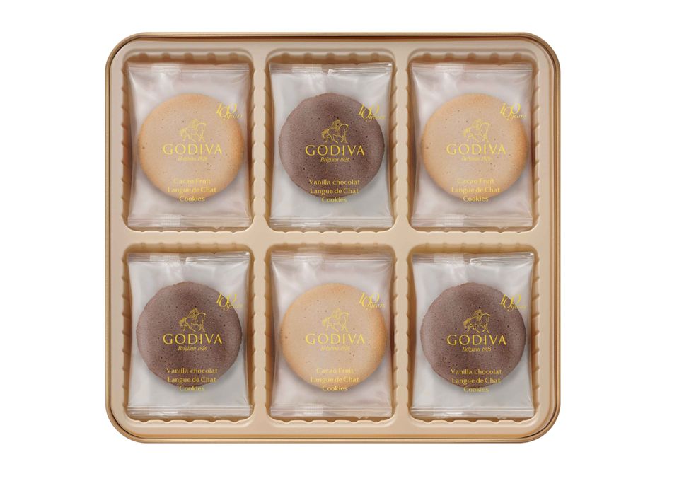 【GODIVA】100周年 ラングドシャクッキー アソートメント（18枚入）父の日2026 5