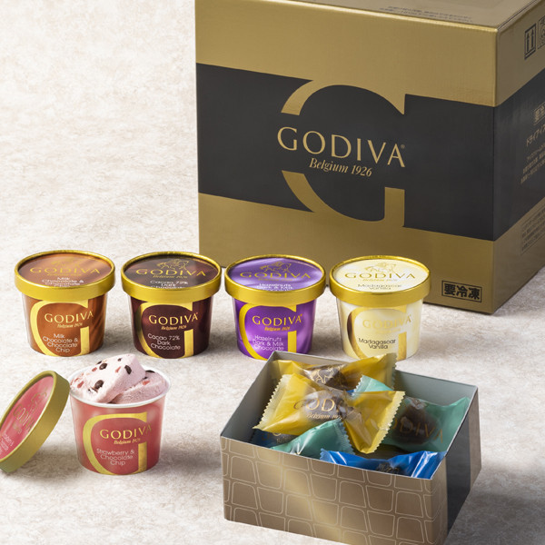 GODIVA】【送料込】カップアイス&ショコラフォンデュ（6個入