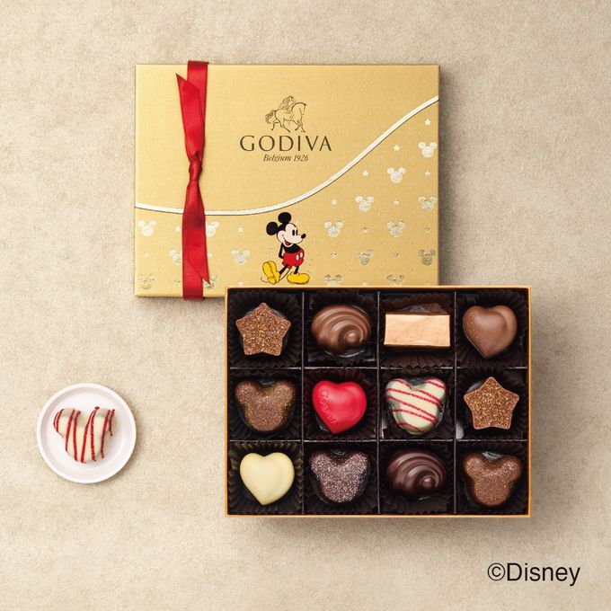 【GODIVA】ミッキー/ハートフルコレクション（12粒入） 母の日のギフト・プレゼント2025 1