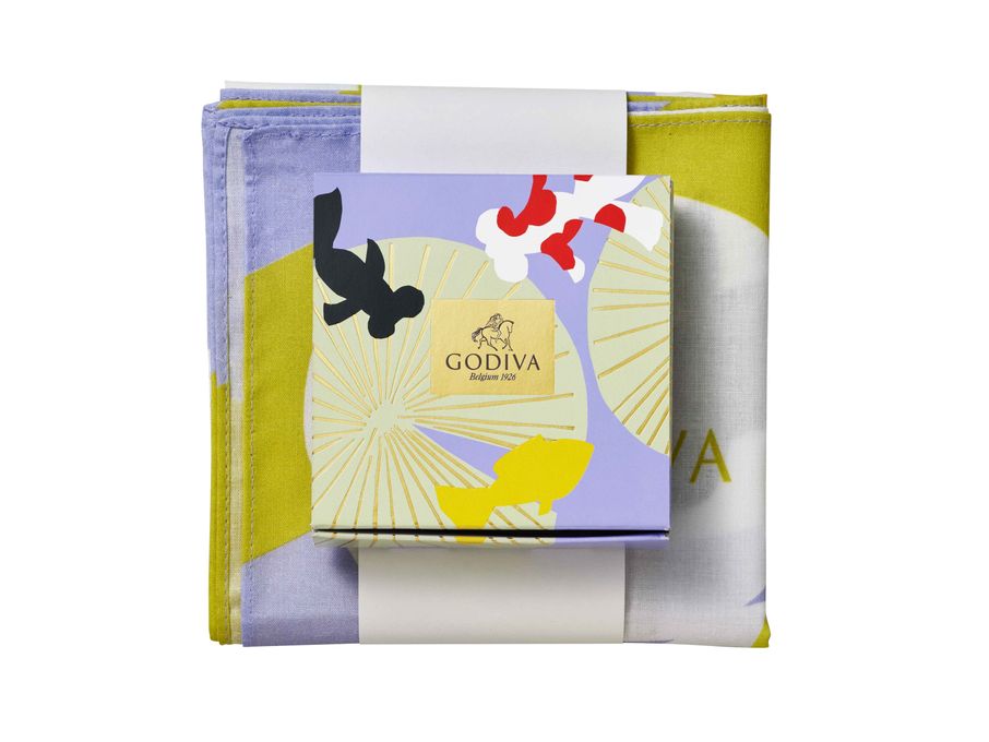 【GODIVA】ゴディバ サマー コレクション -ニッポンの夏-（4粒入）+マルチハンカチ セット 父の日2026 8