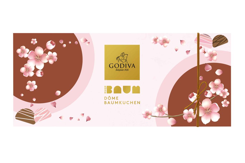 【GODIVA】ドームバームクーヘン ショコラ＆桜（8個入） 3