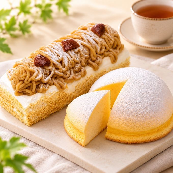 ふんわりチーズ＆モンブラン 1