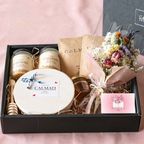 ドライフラワーブーケとスイーツのセット 〈幸せを贈るハッピーBOX〉 母の日2026 1