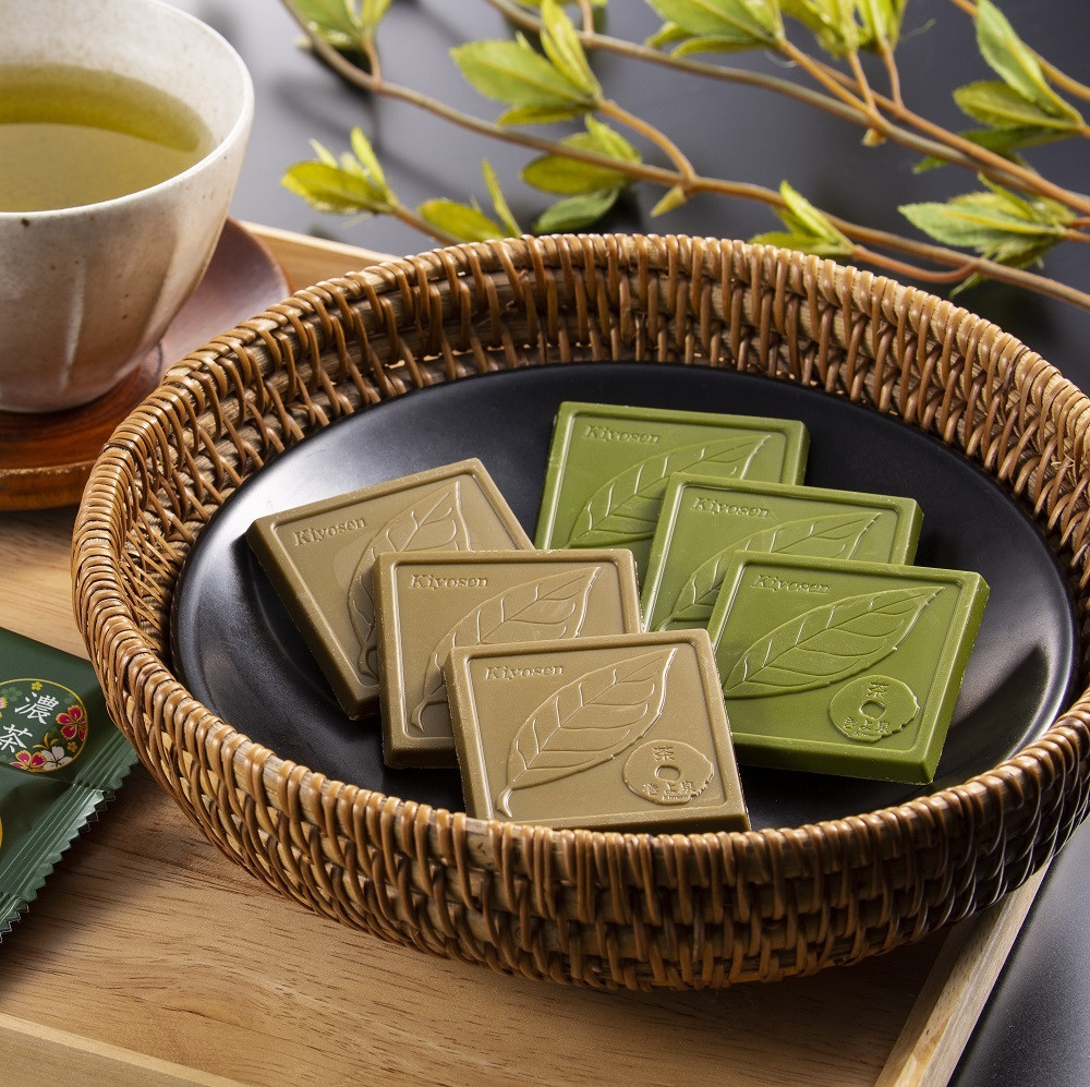 京都 きよ泉】 宇治抹茶・ほうじ茶チョコレート 40枚入り ギフト