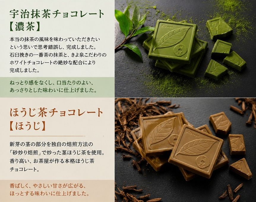 ハロウィンパッケージ 【京都 きよ泉】 宇治抹茶・ほうじ茶チョコレート 9枚入り 抹茶スイーツ 抹茶チョコ ギフト プレゼント ハロウィン 2026 2