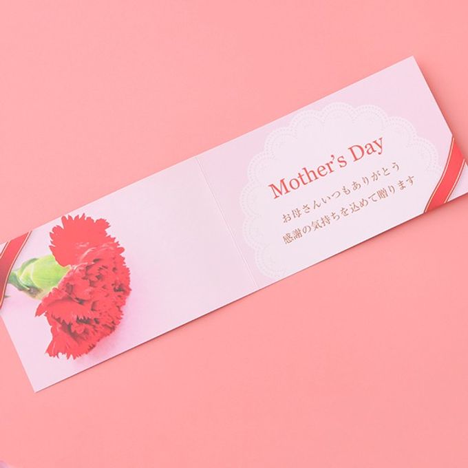 京都きよ泉がお届けするカーネーションと抹茶スイーツセット 花と抹茶・ほうじ茶ダックワーズ10個入り 母の日 2021  8