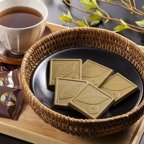 京都 きよ泉】 ほうじ茶チョコレート 板チョコ 9枚入り お