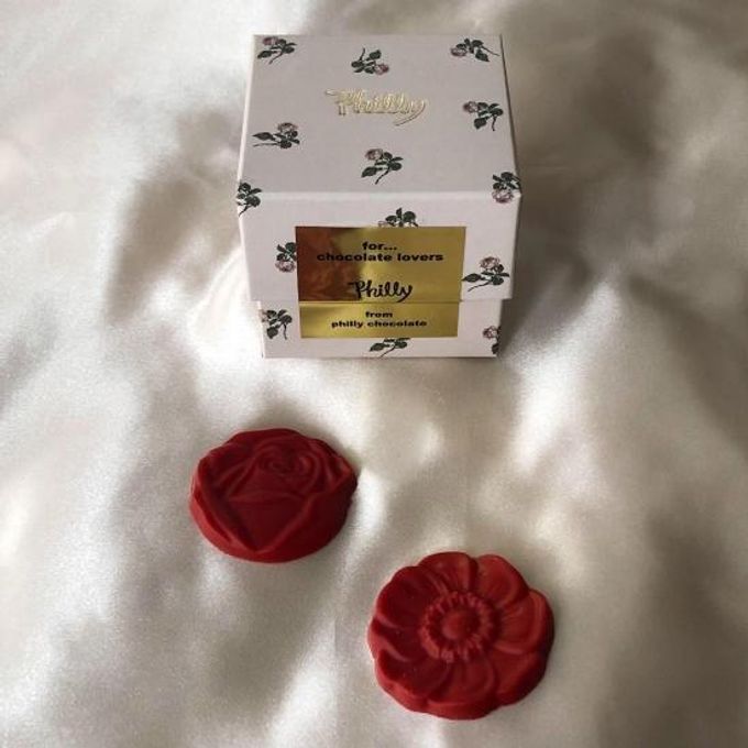 mini rose cube box（white)  1