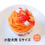 愛犬ちゃんかぼちゃモンブランケーキ（犬用）【Sサイズ】 1