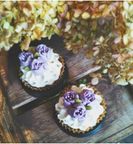 ヴィーガン&グルテンフリー！ 紫芋のフラワーケーキ ２個セット《ヴィーガンスイーツ》 母の日2024 1