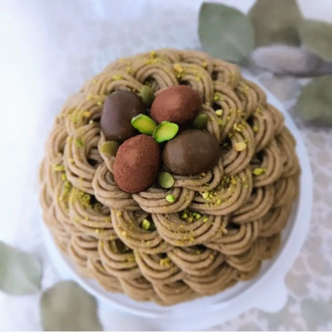 ヴィーガン&グルテンフリー☆ モンブラン15cm《ヴィーガンスイーツ》 3