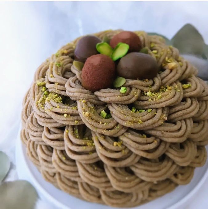 ヴィーガン&グルテンフリー☆ モンブラン15cm《ヴィーガンスイーツ》 2