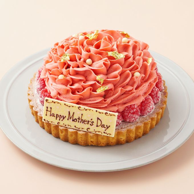 【SALON BAKE ＆ TEA】カーネーションタルト 5号 《Cake.jp限定》 母の日2024 9