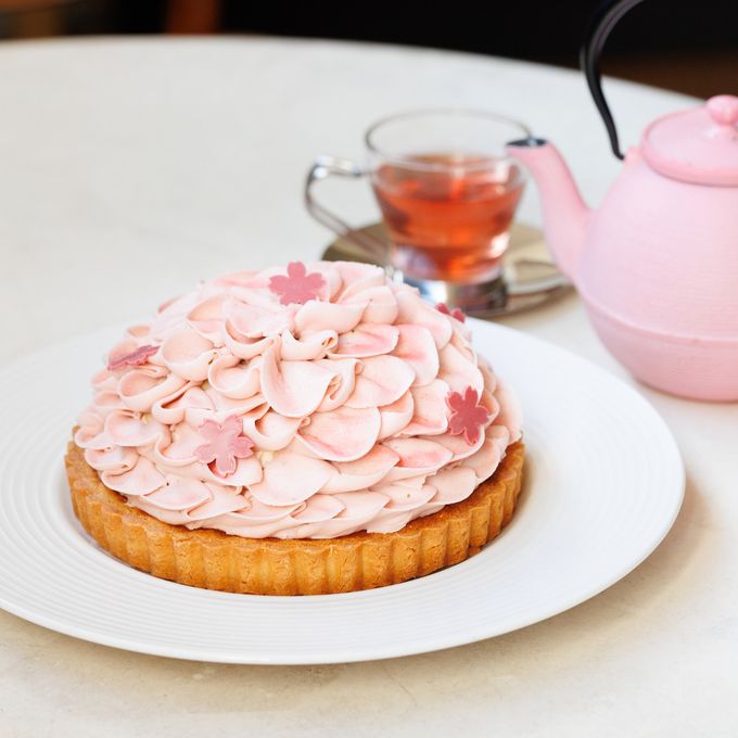 【SALON BAKE ＆ TEA】桜のモンブランタルト 4号 1