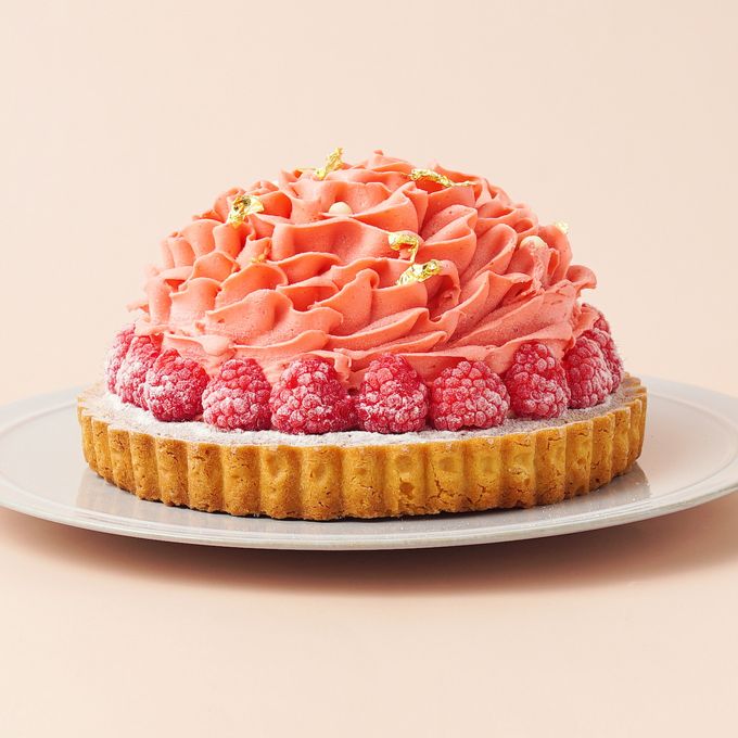 【SALON BAKE ＆ TEA】カーネーションタルト 5号 《Cake.jp限定》 母の日2024 5