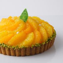 【SALON BAKE ＆ TEA】爽やかなみずみずしさ「タルト ア ラ オランジュ」 5号 