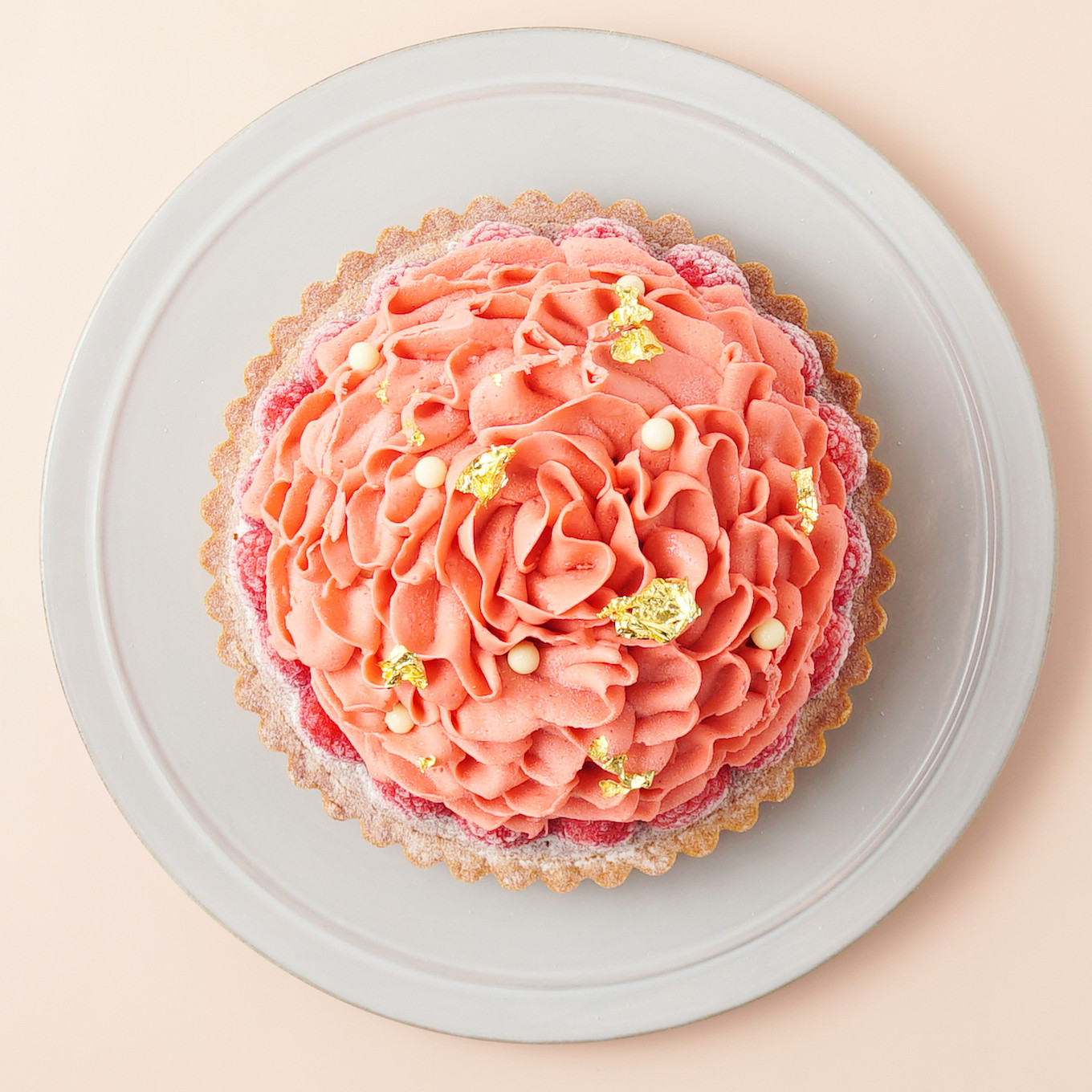 【SALON BAKE ＆ TEA】カーネーションタルト 4号 《Cake.jp限定》 4
