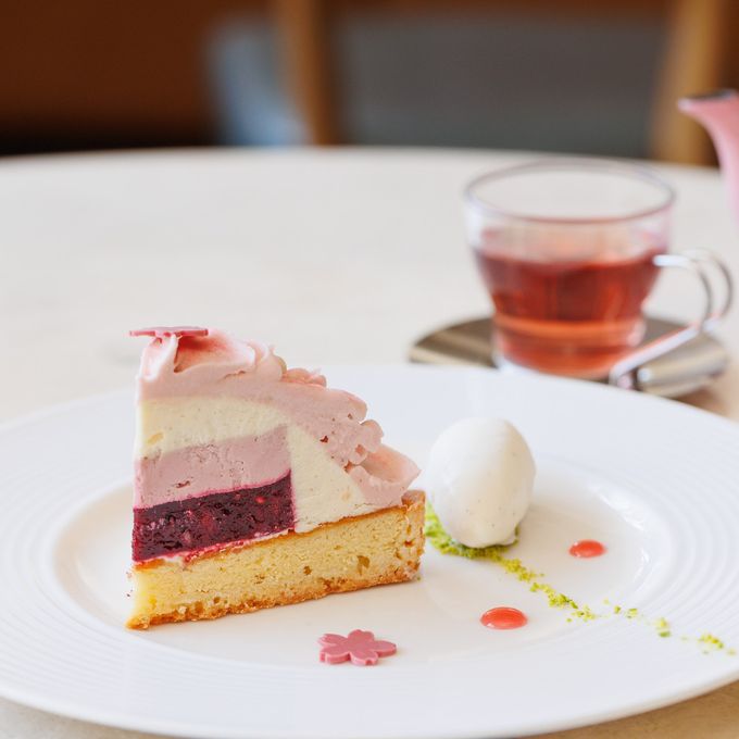 【SALON BAKE ＆ TEA】桜のモンブランタルト 4号 2
