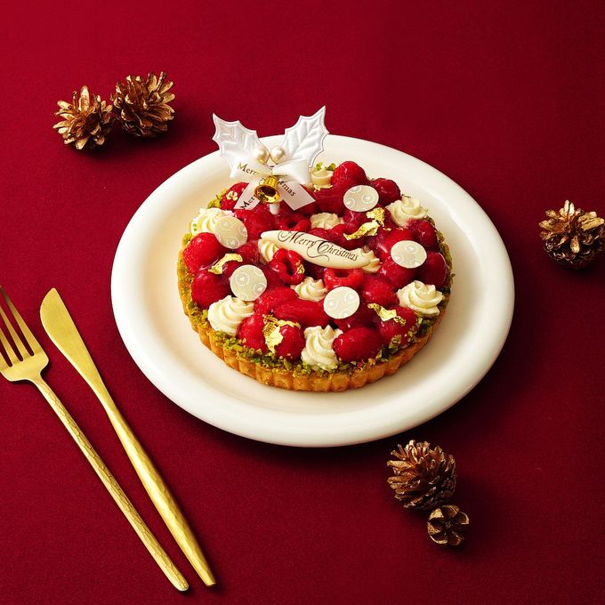 【SALON BAKE ＆ TEA】タルトフランボワーズ 4号 12cm クリスマス2023 1