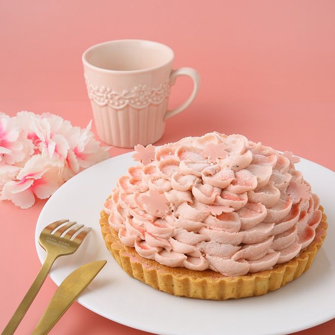 【SALON BAKE ＆ TEA】季節限定 春の内祝いに 桜タルト 5号 15cm  1