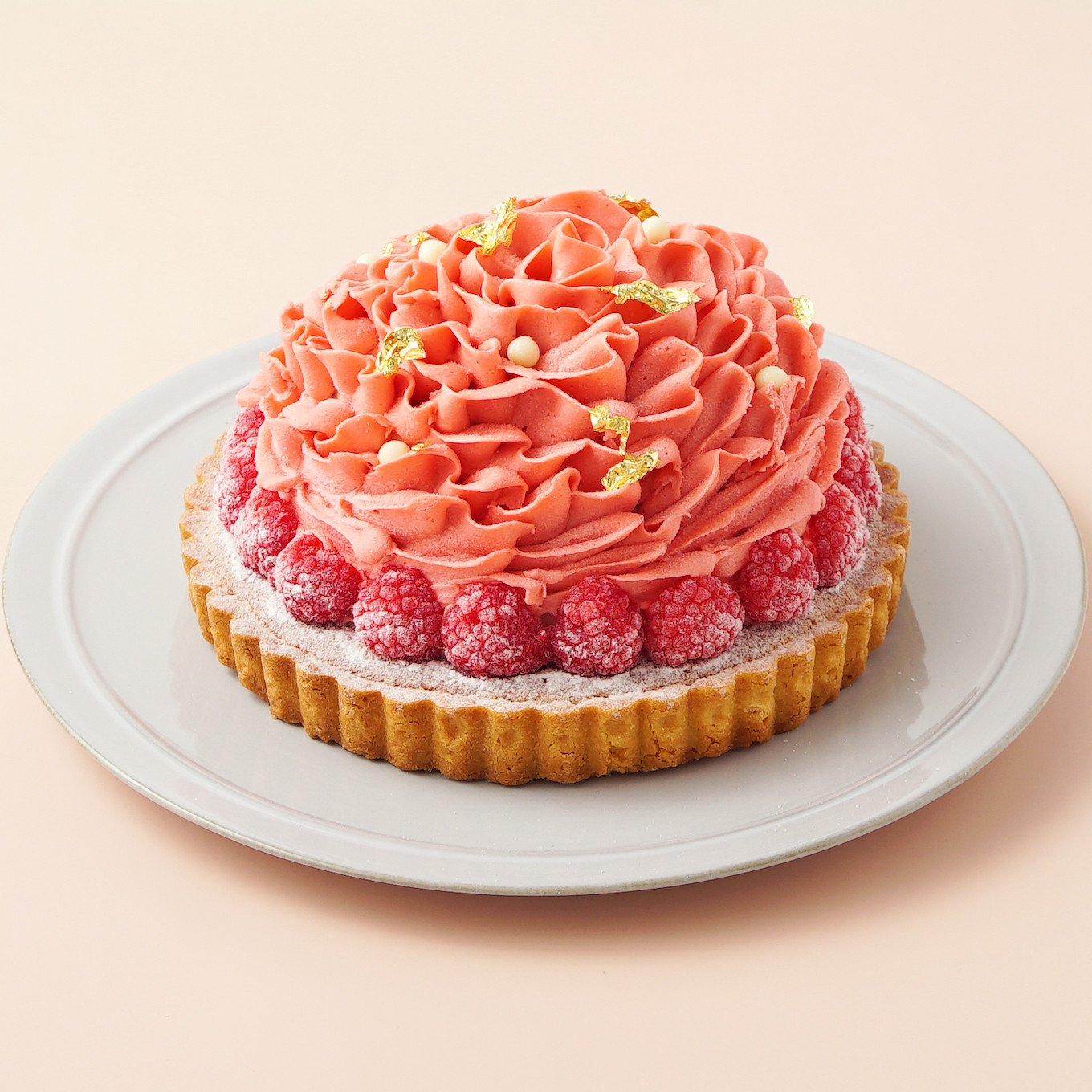 【SALON BAKE ＆ TEA】カーネーションタルト 4号 《Cake.jp限定》 3