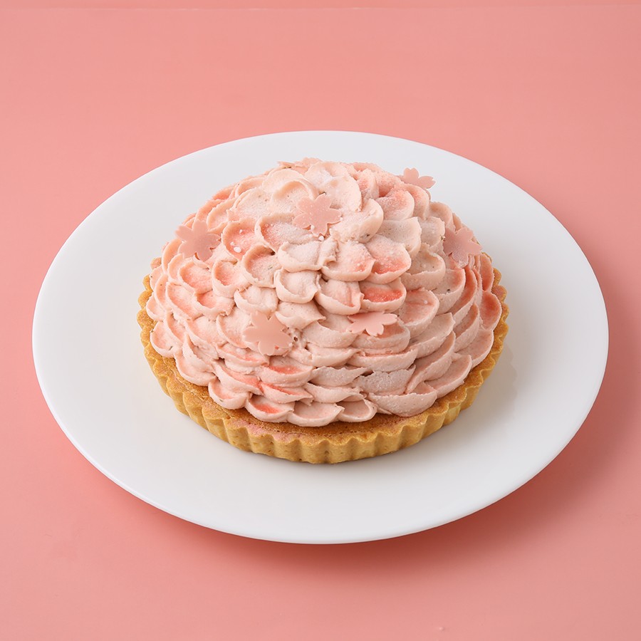 【SALON BAKE ＆ TEA】季節限定 春の内祝いに 桜タルト 5号 15cm 3