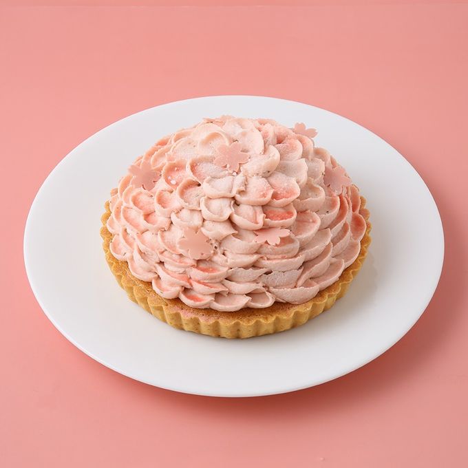 【SALON BAKE ＆ TEA】季節限定 春の内祝いに 桜タルト 5号 15cm  3
