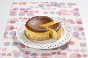 アップルポテトのバスクチーズケーキ