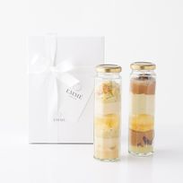 表参道の人気スイーツ店[EMME]が誇る実力の一品 瓶パフェ2本セット  
