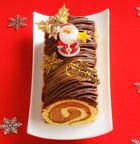 ノエル生ショコラモンブランロール ショコラロールケーキ 18cm  (noelnamachoco-3f)  クリスマス 2025 1