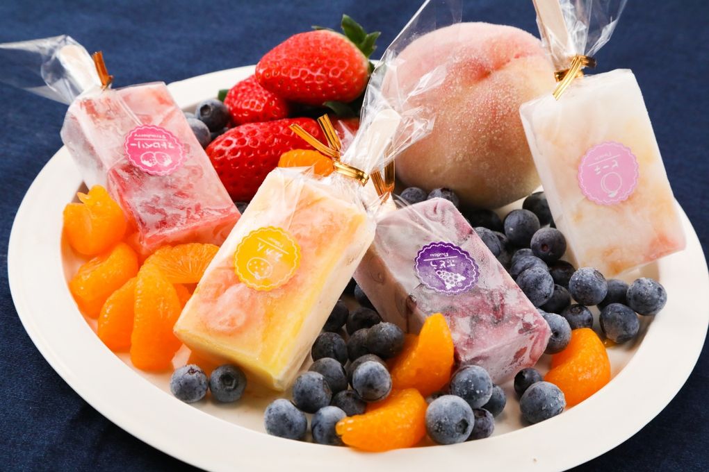 フルーツ王国わかやまの溶けない「アイスくずバー」(3種×3本)9本入り  2