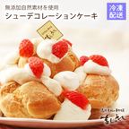 シュークリームケーキ★北海道厳選素材使用のオーガニック シュークリーム♪ 1